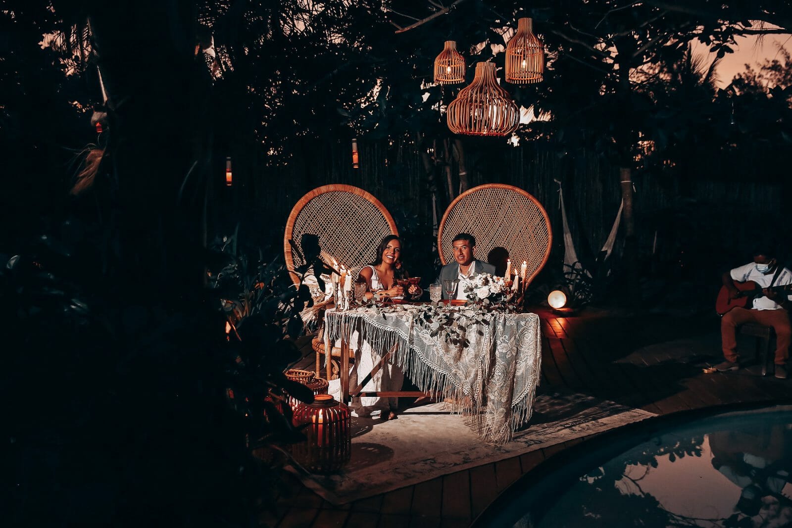 Beach wedding at The Beach Tulum Hotel