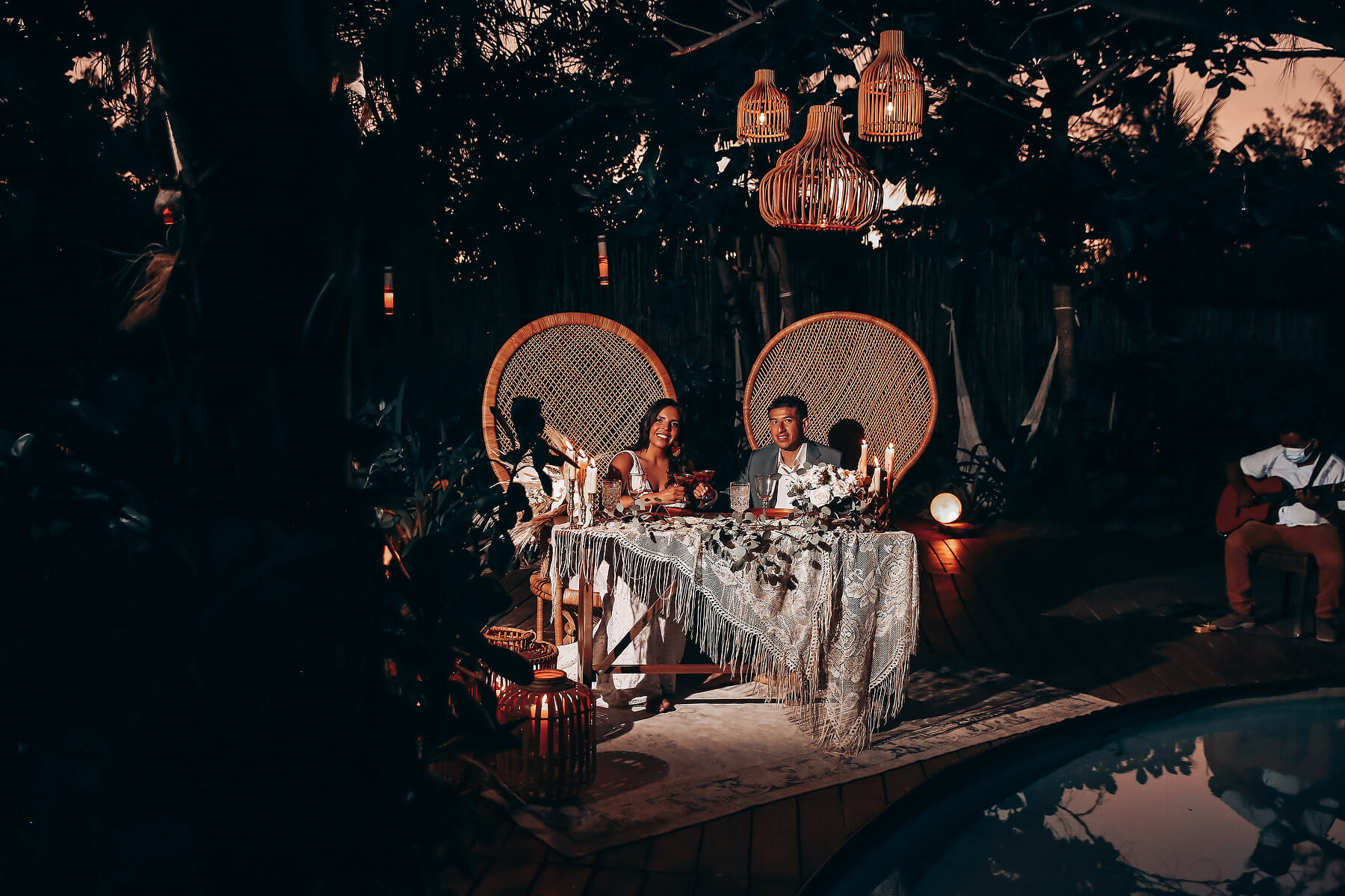 Beach wedding at The Beach Tulum Hotel