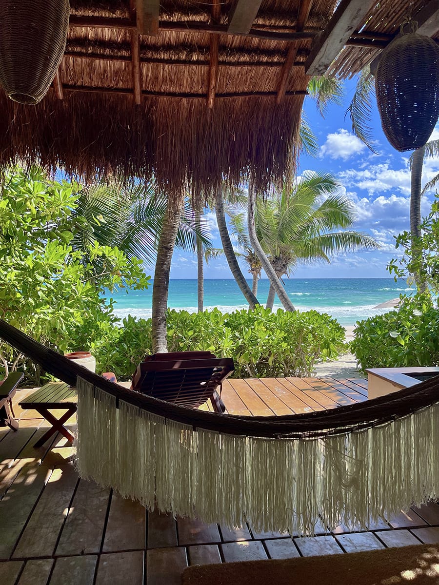 Junior suite deck at The Beach Tulum Hotel