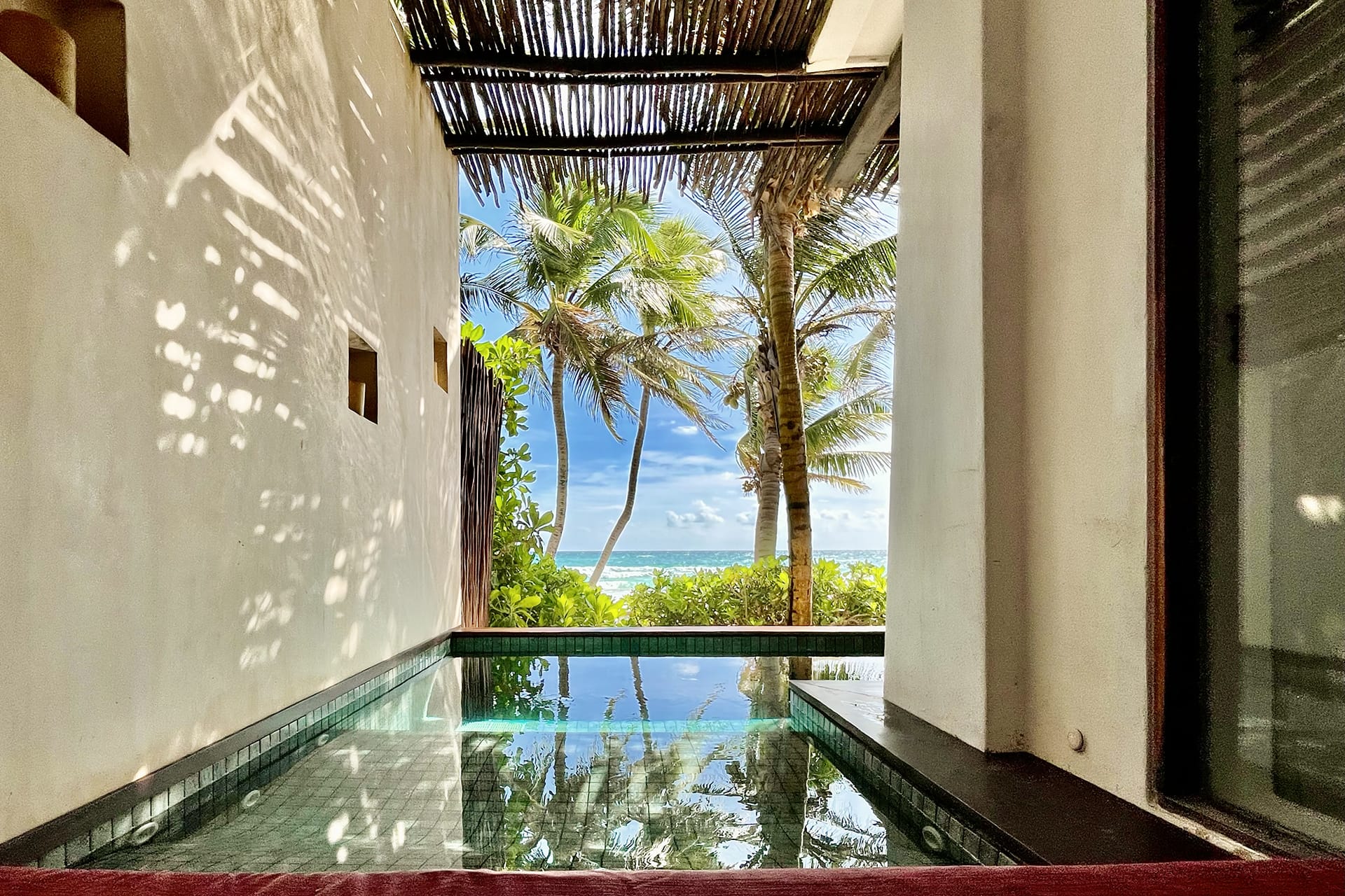Junior suite plunge pool at The Beach tulum Hotel